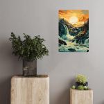 product_image_name-Generic-Sticker Autocolalant Mural Cascade Haute qualité-1