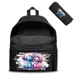 product_image_name-Generic-Stitch & Lilo Angel Pink Ohana Disney Style 9 - Cartable & Trousse Backpack Scolaire-2