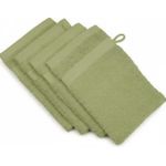 product_image_name-Generic-Pack de 4 Gants de Toilette KRONBORG – 15x21 cm – Vert Armée – 100% Pur Coton – Qualité Scandinave & Absorption Maximale-1