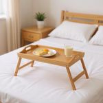 product_image_name-Generic-Plateau de Lit Pliable en Bois – Table de Petit-Déjeuner ou Support PC Portable-1