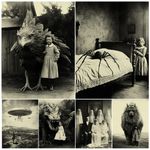 Decoration 6 Poster Mysterious Pets For Children Vintage