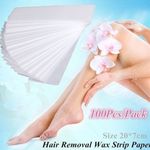 product_image_name-Generic-جهاز واكس لازالة الشعر + 100 ورق شمع + عبوة الشمع للبشرة الحساسة-2