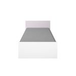 product_image_name-Kitea-Lit PIROUETTE Avec  Sommier  -  Gris / Rose / Blanc-3