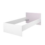 product_image_name-Kitea-Lit PIROUETTE Avec  Sommier  -  Gris / Rose / Blanc-4