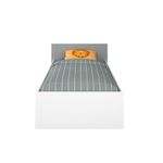 product_image_name-Kitea-Lit PIROUETTE Avec  Sommier  -  Gris / Rose / Blanc-5