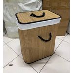 product_image_name-Generic-Panier à Linge Pliable en Bambou Naturel 72L – Élégance & Organisation-2