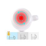 product_image_name-Generic-Chauffe-tasses Arctic pour bureau, chauffe-boissons électrique pour garder au chaud café, thé, eau et lait, tasse et cuillère incluses (blanc)-4