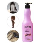 product_image_name-Zenix PROFESSIONAL-Shampoing Réparateur à l’Huile d’Argan et à la Kératine – Soin Nourrissant et Fortifiant Cheveux Secs et Abîmés – 500ml-1