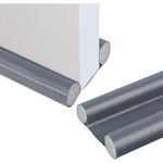 Generic BAS DE PORTE DOUBLE ISOLANT, GRIS, 90CM