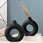 product_image_name-Generic-Vase en Céramique Modern Style Couleur blanche Matte-3