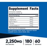 product_image_name-Nutricost-Nitric Oxide Booster 2250mg L-arginine,L-citrulline,Malate de L-citrulline 180 Capsules -6