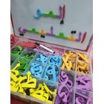 Generic حروف عربية ممغنطة تعليم منزلي صعوبات تعلم مع لوحة و قلم
