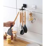 product_image_name-Generic-Support Mural Noir – Crochets Pivotants Multifonction-5