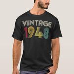 product_image_name-Generic-T-shirt 1948 Vintage 74th birthday Gift Retro Men-1