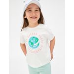 product_image_name-Koton-T-shirt Fille Blanc Ecru-1