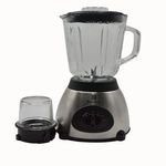 Brittany خلاط زجاجي مع نقوش مقاومة للصدمات + مطحنة توابل + كسارة ثلج # ​​جودة عالية و ثمن مناسب