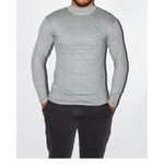 product_image_name-Generic-Sous-pull pour Homme col montant thermique slim fit Gris Clair-1