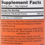 product_image_name-Now Foods-Glutathion, 250 mg, 60 capsules végétariennes-3