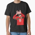 Flag of Morocco Moroccan Flag Soccer Lover Gift Oversized T-Shirt noire - design unique
