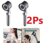 product_image_name-Generic-مجموعة من 2 رأس دش عالي الضغط مع 3 أوضاع قابلة للتعديل - فرشاة تدليك، رأس دش عالي الضغط موفر للماء-1