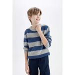 product_image_name-Defacto-بلوفر تريكو قصة عادية بياقة مستديرة-5