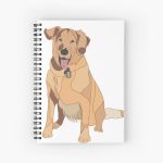 Beamer the Retriever  Spiral Notebook Bloc note