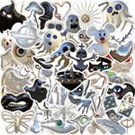 50pcs INS Mental Horror Ghost Punk Stickers