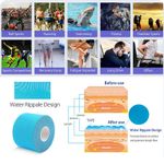 product_image_name-Generic-شريط لاصق مرن لدعم الحركة 5 م لمختلف الإصابات العضلية، شريط مرن للتعافي الرياضي، دعامة الركبة، ضمادة اللياقة البدنية-4