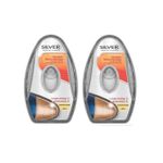 product_image_name-Silver-Lot de 2 éponges cirage neutre avec liquide 2 x 6 ml-1