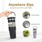 product_image_name-Generic-كوب سيارة معزول، ترموس 30oz، كوب من الستانلس ستيل مع شفاطة، زجاجة رياضية للسفر، قارورة مفرغة الهواء، كوب سيارة كبير السعة، زجاجة ماء من الستانلس ستيل-1