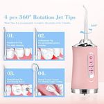 product_image_name-Generic-Irrigateur Oral Électrique Rechargeable – Jet Dentaire Portable, 4 Têtes, 3 Niveaux de Pression, Réservoir 220 ml, IPX7-3