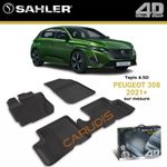 product_image_name-SAHLER-Tapis 4.5D Peugeot 308 III sur mesure exacte sans odeur imperméable antidérapant-1