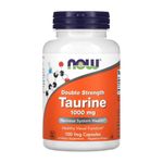 product_image_name-Now Foods-Taurine Double Strength 1000 mg - 100 Veg Capsules-1