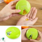 product_image_name-Generic-Pilulier Hebdomadaire Portable "Smile" – Distributeur de Médicaments Compact et Pratique – Vert-1