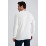 product_image_name-Defacto-بلوفر تريكو قصة عادية برقبة مستديرة-4