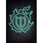 Final Fantasy XIV PLD Neon Poster Chambre Haute Qualité 1