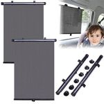 product_image_name-Generic-2Pcs Pare-Soleil Rétractable pour Fenêtre de Voiture, Protection UV et Anti-Chaleur, Design Compact et Efficace-1