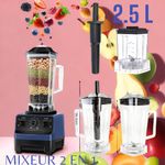 product_image_name-Generic-خلاط قوي للغاية 1000 واط ، خلاط 10 سرعة ، كسارة ثلج - وعائين غير قابلين للكسر Mélangeur Blender, Presse-agrumes & céréales-6