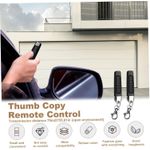 product_image_name-Generic-Duplicateur à distance de garage, duplicateur de télécommande 4-en-1 2pcs 433MHz Duplicateur de télécommande Duplicator Duplicator Duplicateur Universal Gate Opender Remote, touche Duplicator-4