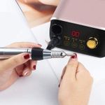 product_image_name-SML-مثقاب أظافر كهربائي احترافي 35000 دورة في الدقيقة مع دواسة قدم، مبرد أظافر كهربائي لأظافر الجل، أكريليك، مانيكير، باديكير، مجموعة أدوات إزالة تلميع منخفضة السرعة-3