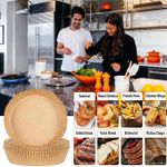 product_image_name-Generic-pack de 100 Papier cuisson pour Air Fryer Anti-adhésif qualité alimentaire-7