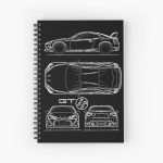 The GT86 Blueprint Spiral Notebook Bloc note