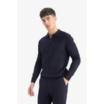 product_image_name-Defacto-Pull en maille à col polo Coupe standard-4