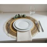 product_image_name-Generic-مجموعة من 2 قاعدة أواني دائرية من الجوت الطبيعي مع شراشيب، تصميم حلزوني بوهمي-1