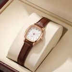 product_image_name-Quartz-ساعة نسائية أنيقة صغيرة الميناء – تصميم مستطيل، سوار جلد PU، تناظري ورقمي، فكرة هدية (بدون علبة)-1