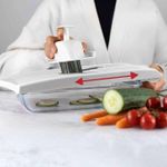 product_image_name-Generic-Coupe-Légumes en V avec Protection des Mains – Mandoline Ronde 3 en 1 Multifonction, Coupe-Frites et Trancheur Manuel Rapide et Sécurisé-1