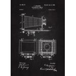 1900 camera patent art  Poster Chambre Haute Qualité