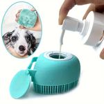 product_image_name-Generic-Brosse de shampoing en silicone pour animaux – Peigne de bain avec distributeur intégré, massage doux pour chiens et chats, sans piles nécessaires-2