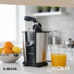 K:OLN Presse-agrumes électrique EN ACAIER INOXYDABLE – Puissance 160 W, élégance et performance