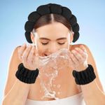 product_image_name-Generic-Bandeau Spa pour le Lavage du Visage Set de Poignets éponge doux en Tissu éponge pour le Maquillage et Les Soins de la Peau Bandeau Antidérapant pour les Femmes.-5